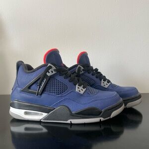 Size 7y/W8.5- Jordan 4 Winter Loyal Blue 2019